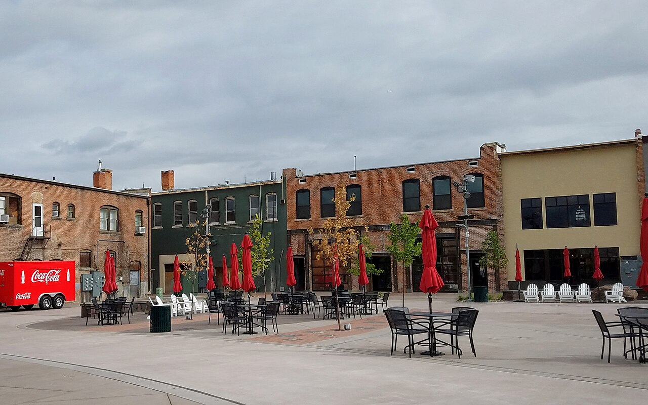 Indian Creek Plaza in downtown Caldwell, Idaho