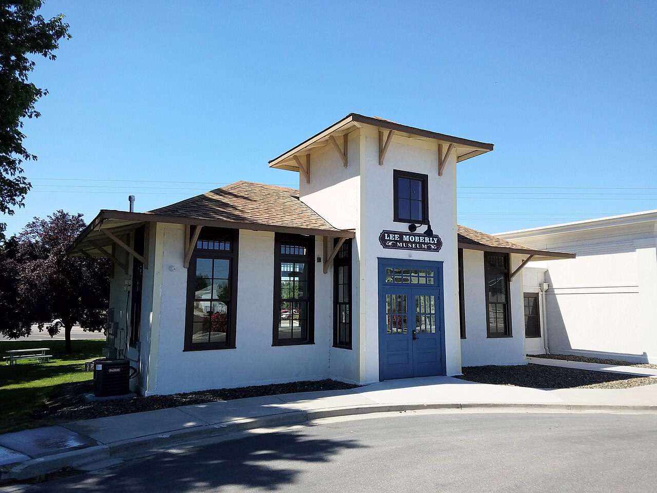Lee Moberly Museum exterior in Middleton, Idaho